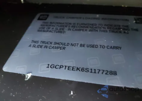 2025 Chevrolet Colorado 4Wd Trail Boss from USA, damaged, VIN 1GCPTEEK6S1177288